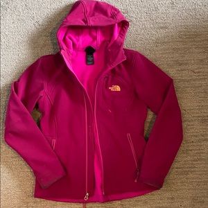 Pink North Face jacket